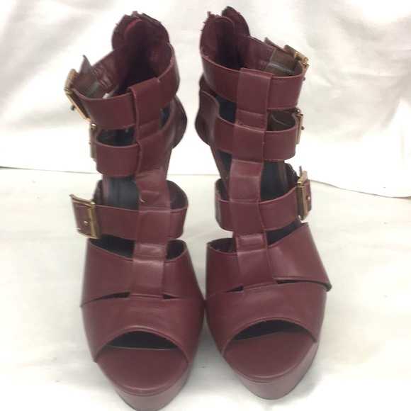COPY - Charlotte Russ platform Heels ladies sz 9 - Picture 2 of 5